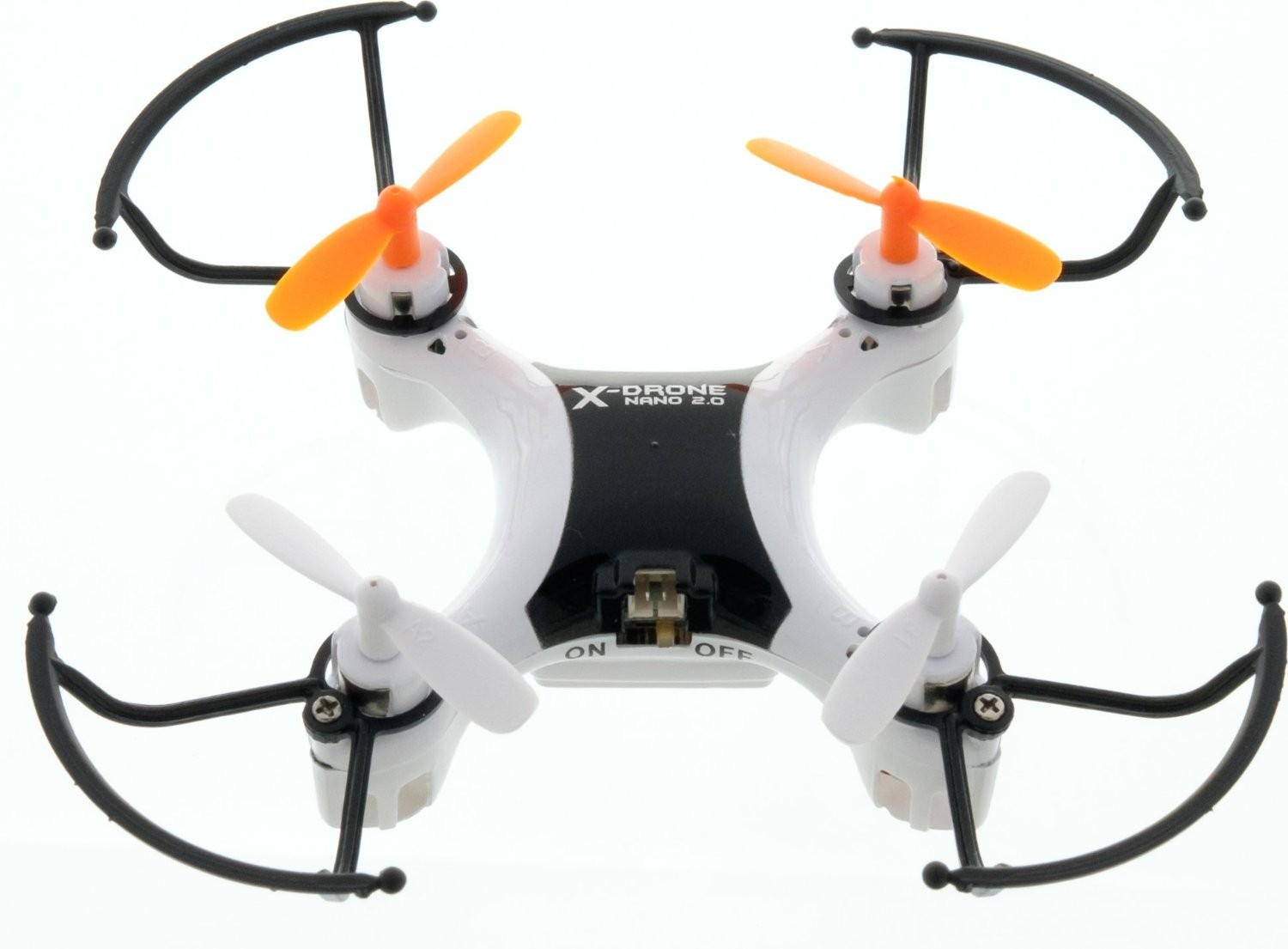 White X-Drone Nano 2.0 Gyro Stabilized Quadcopter Toy Drone 